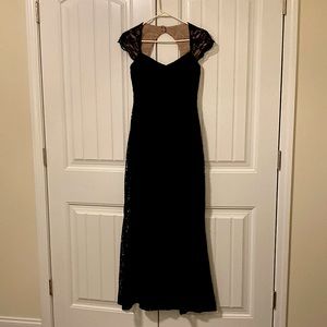 Used 1 time blue lace dress